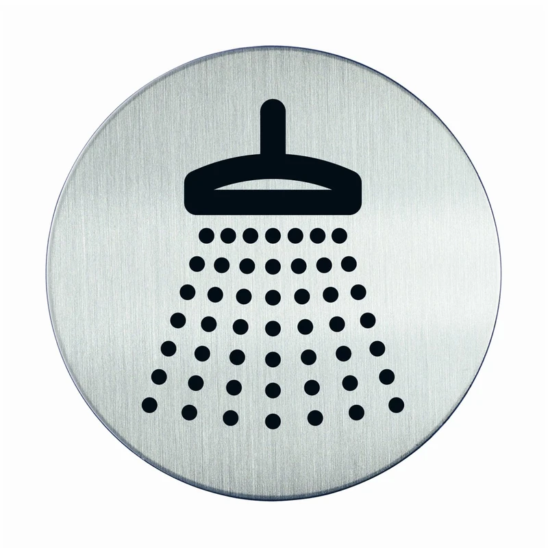 Durable Pictogram Sign 83mm Shower (Pack of 5) - Image 1