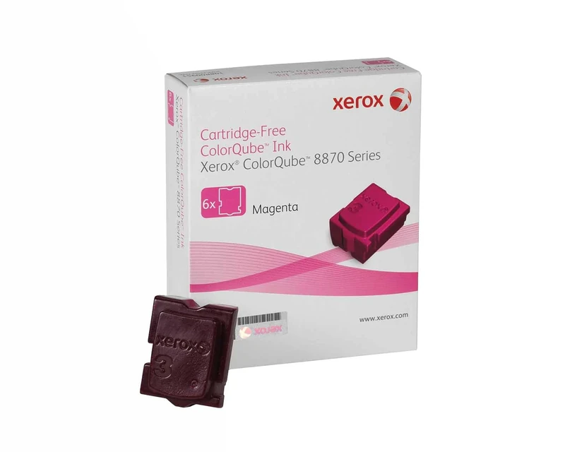 Xerox ColorQube 8870/8880 Magenta Solik Ink (6 sticks, 17,300 Pages) - 108R00955