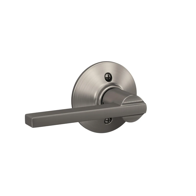 Schlage F170 LAT 619 Latitude Dummy Lever Trim, Satin Nickel