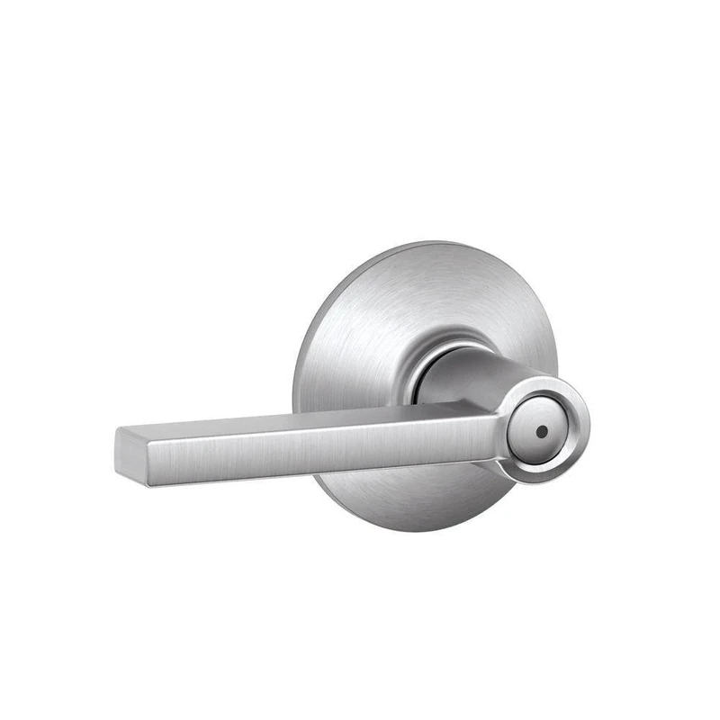 Schlage Latitude F40 LAT 626 Privacy Lever Satin Chrome