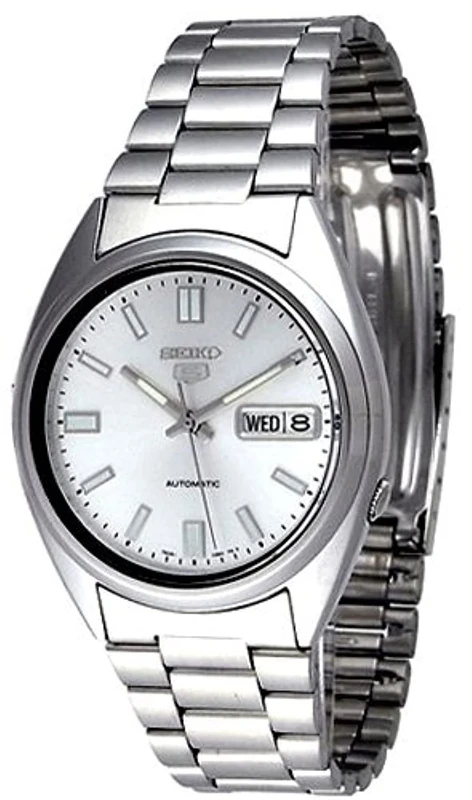 Seiko SNXS73K1 Men's Analogue Automatic Watch with Stainless Steel Strap, Silver, Bracelet