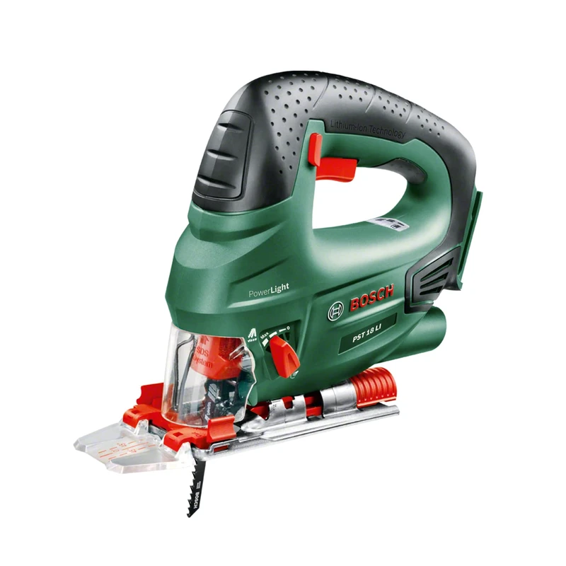 Bosch Home and Garden 603011002 Cordless Jigsaw PST 18 LI (Without Battery, 18 Volt System, in Cardboard Box), Green