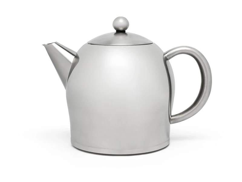 Bredemeijer 3306MS Teapot Santhee 1,0L, Satin Finish, Stainless Steel, Silver
