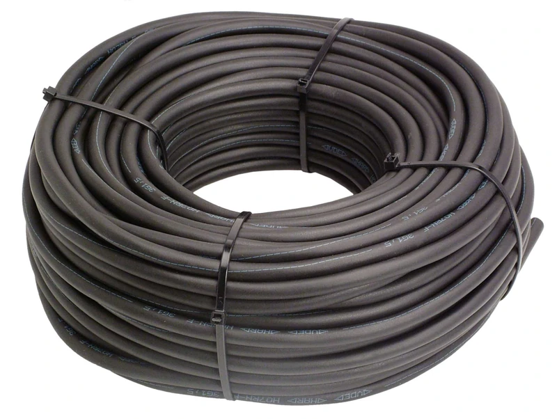 as - Schwabe 10032 Cable - Cable - 50 m H07RN-F 5G2.5 Black, Trade, Construction site, IP44
