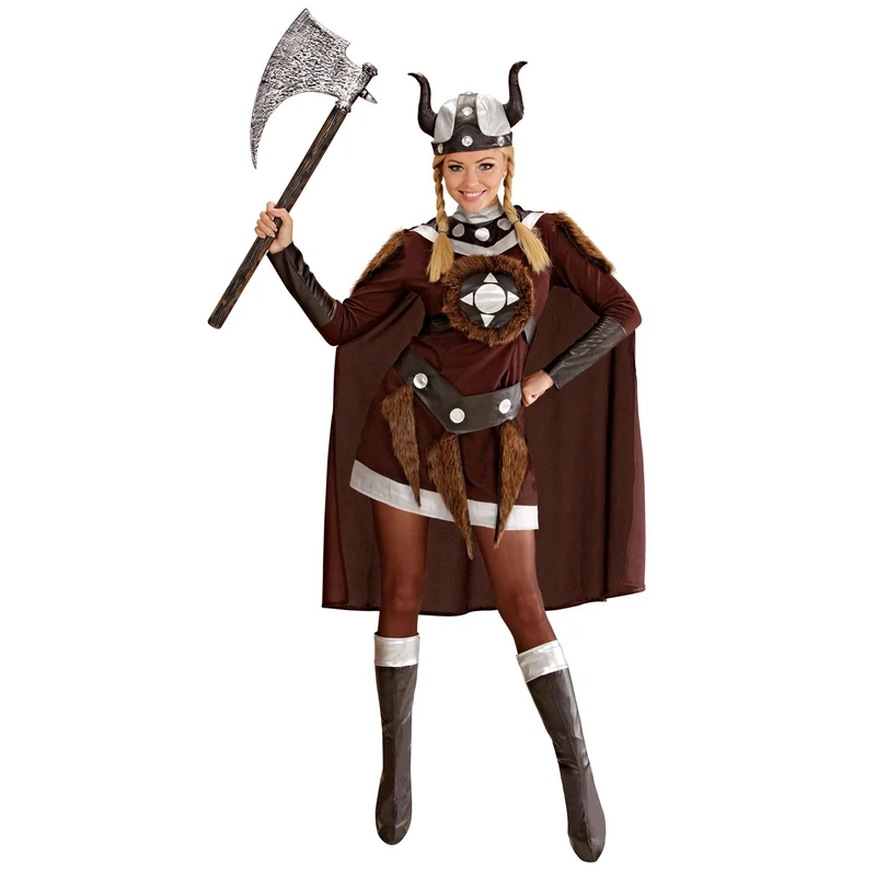 Ladies Viking Viktoria Costume Extra Large UK 18-20 for Sparticus Roman Gladiator Fancy Dress