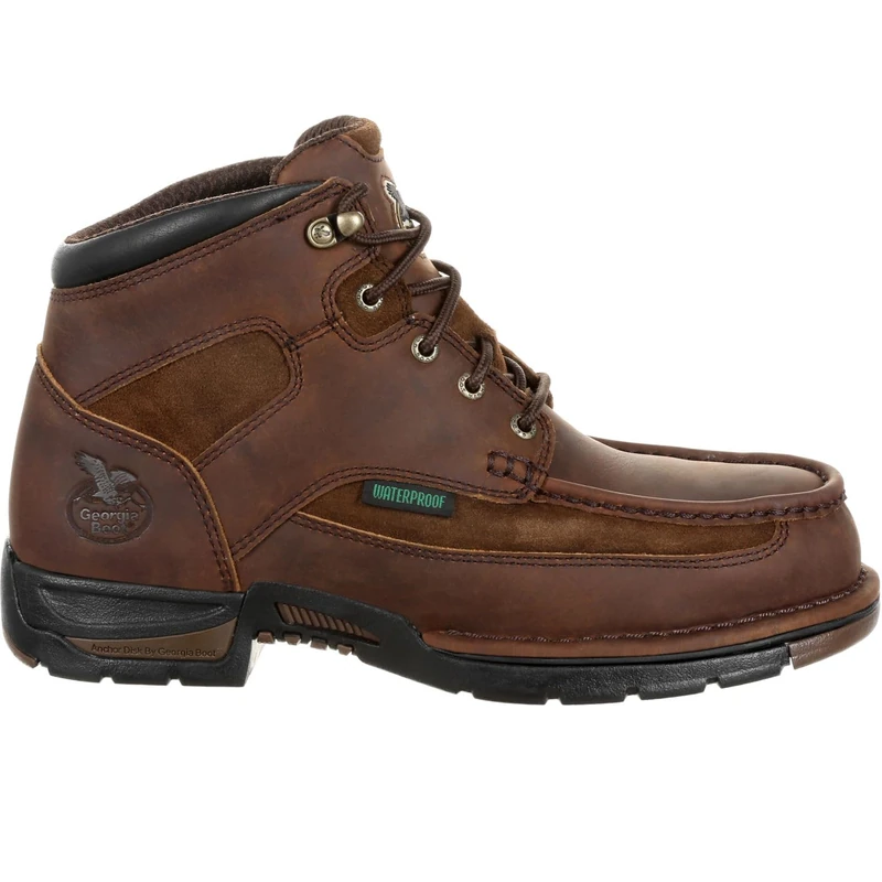 Georgia mens G7403 Men's 6" Moc-toe Athens G7403 11.5 D (M)