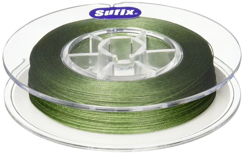 Sufix 832 Braid 30 lb Low-Vis Green, Advanced Braided Fishing Line with Superior Strength, Abrasion Resistance, and Low Visibility, Ideal for Freshwater and Saltwater Angling, 300 Yards