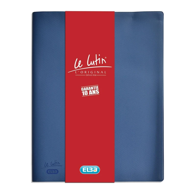 Elba Le Lutin A4 Document Protector PVC with 40 Pockets a4 Blue