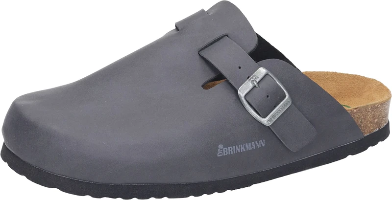 Dr. Brinkmann Men's Mules, Gray, 8 UK