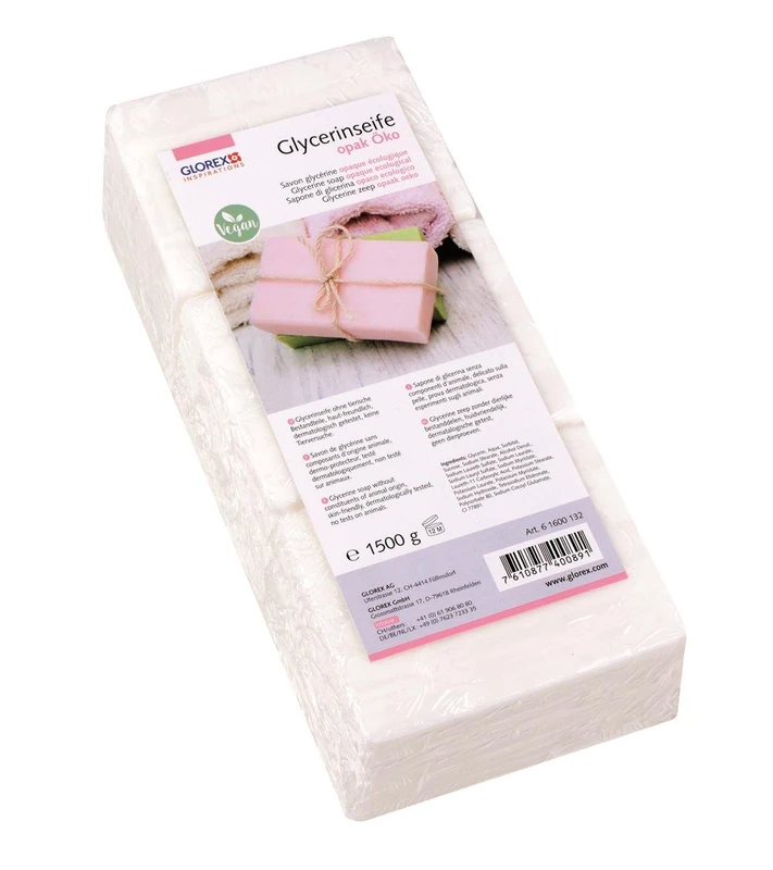 Glorex 6 1600 Glycerin soap, eco, opaque, 1,500 g
