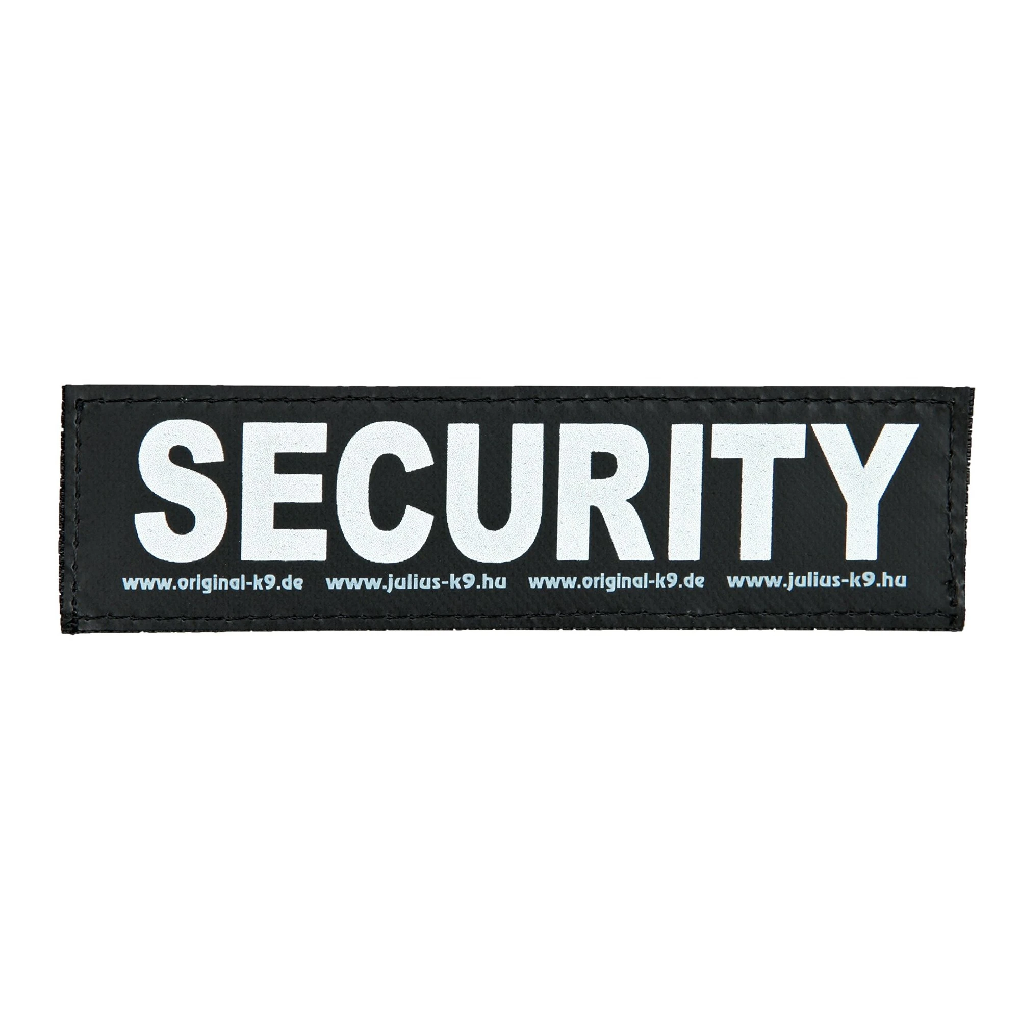 Interchangeable Patches, 1 Pair, SECURITY, Size: Large, Black