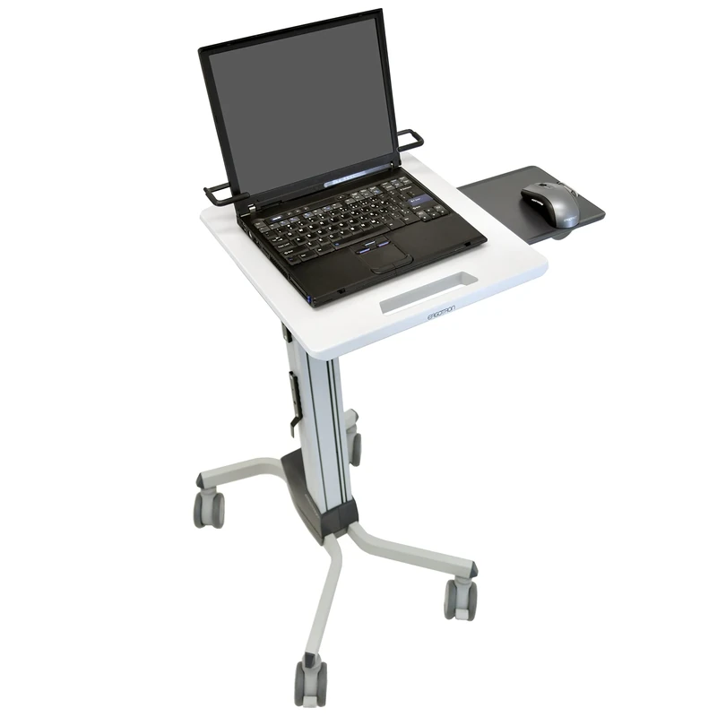 Ergotron – Neo-Flex Rolling Laptop Cart, Mobile Standing Desk Workstation – Laptop, Grey (24-205-214)