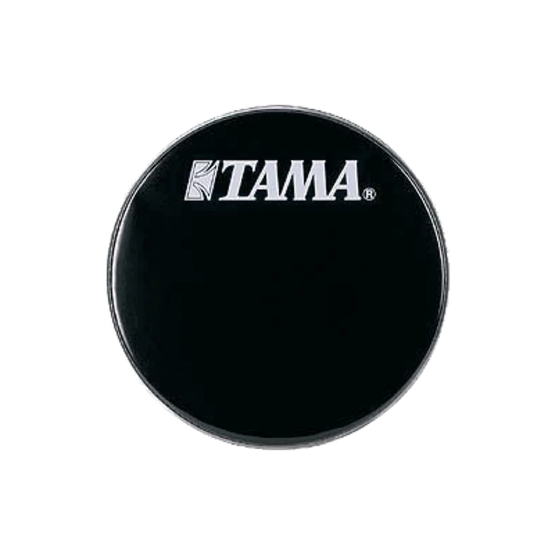 22" Bass Drum Head w/Tama Logo - Black
