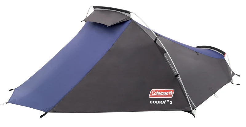 Coleman Cobra 2 Backpacking Tent, Black, Blue, Two Person - Image 1