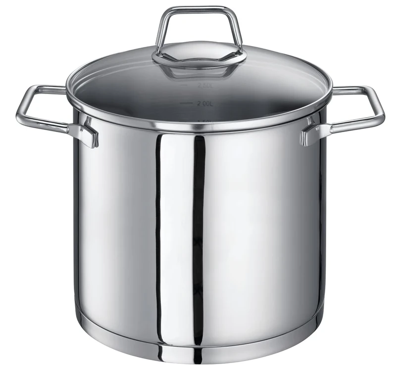 Schulte-Ufer Wega 64066-20 Stainless Steel Stockpot, Soup Pot