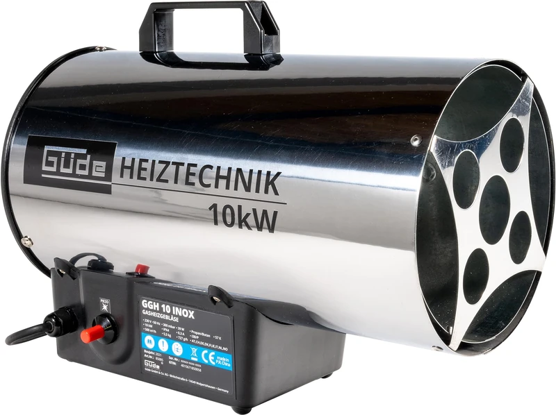 Gude GGH10 85005 10 KW Gas Heater - Stainless Steel