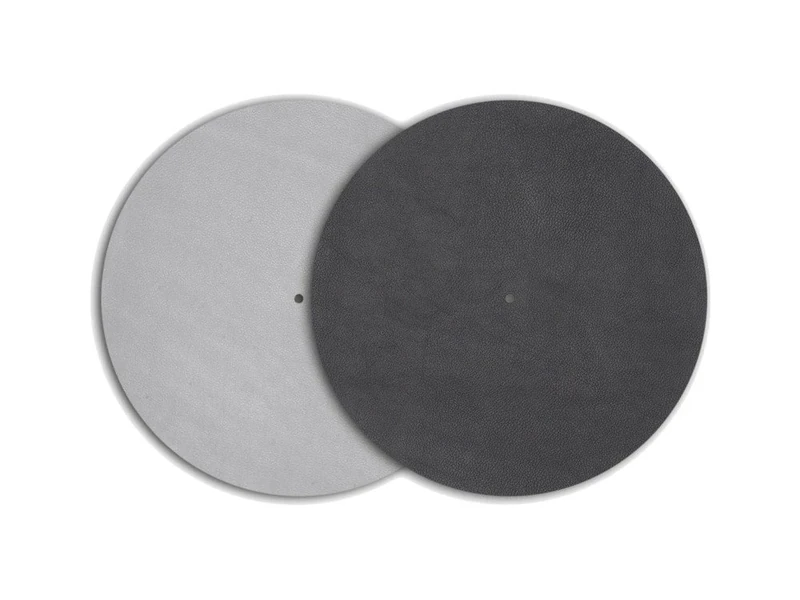 Pro-Ject Leather it, Turntable mat with special sound characteristcs, Grey