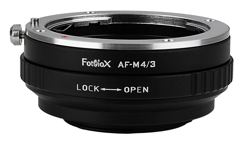 Fotodiox Lens Mount Adapter - Sony Alpha A-Mount (and Minolta AF) DSLR Lens to Micro Four Thirds (MFT, M4/3) Mount Mirrorless Camera Body, with Built-In Aperture Control Dial