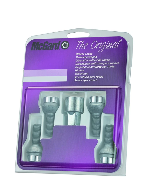 28028SU Wheel Lock Bolts SU M12 x 1,5, radius seat, shaft length 24,1 mm, Overall length 47,1 mm, He - Image 1