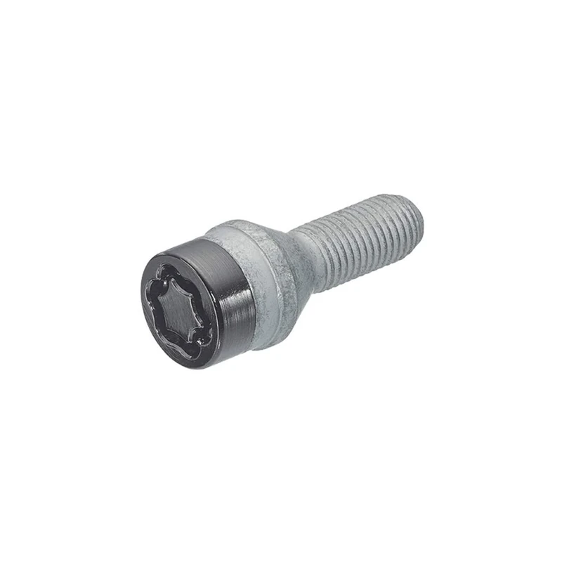 McGard 27181SUB Wheel Lock Bolts Black SUB M14 x 1,5, cone seat, shaft length 29,0 mm, Overall length 52,3 mm, Hex size 17mm, Key diameter 25,8 mm