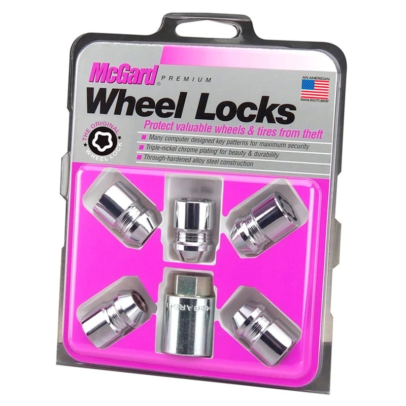 24557SU Wheel Lock Nuts SU (Standard) with Spare Wheel Lock M12 x 1.5, Cone Seat, Total Length 32.5 mm, SW 21 mm