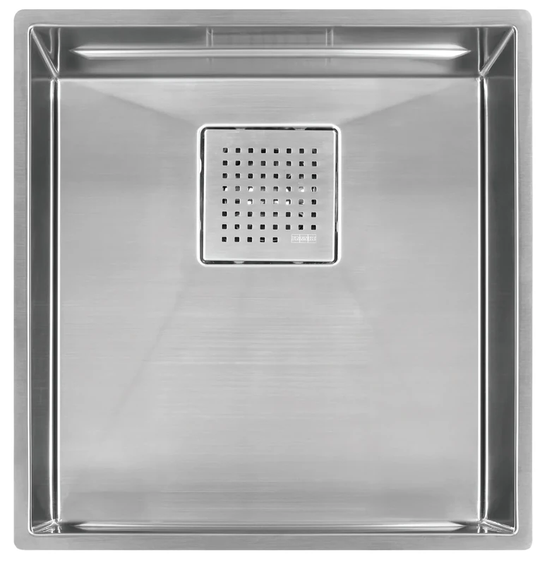 Franke PKX11016 Peak 16 7/8" x 17 3/4" x 9 5/8" 16 Gauge Undermount Single Bowl Stainless Steel Kitchen Sink