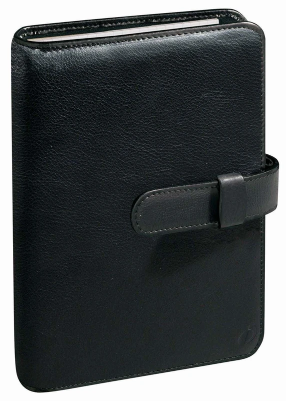 Quo Vadis - Organiser - 2024-2025 - Timer 21 Prestige - Weekly Planner - French - Montebello - Black - 16 months from September to December - 15 x 21 cm - Clairefontaine paper ivory