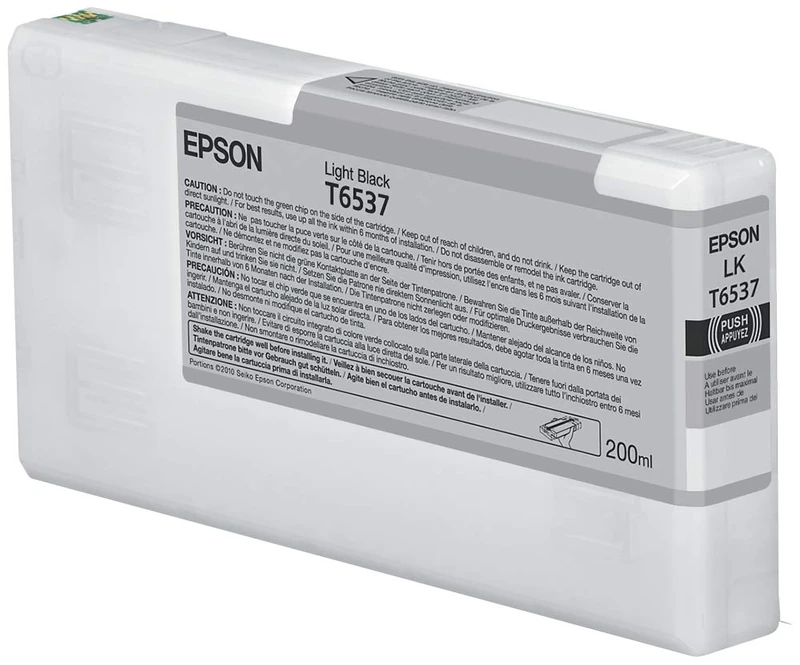 Epson T653700 T6537 Light Black 200ML 4900 ink cartridge