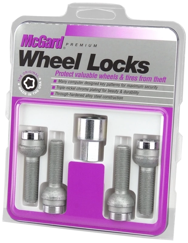 McGard 28174 Wheel Set, Chrome, 4 Locks / 1 Key