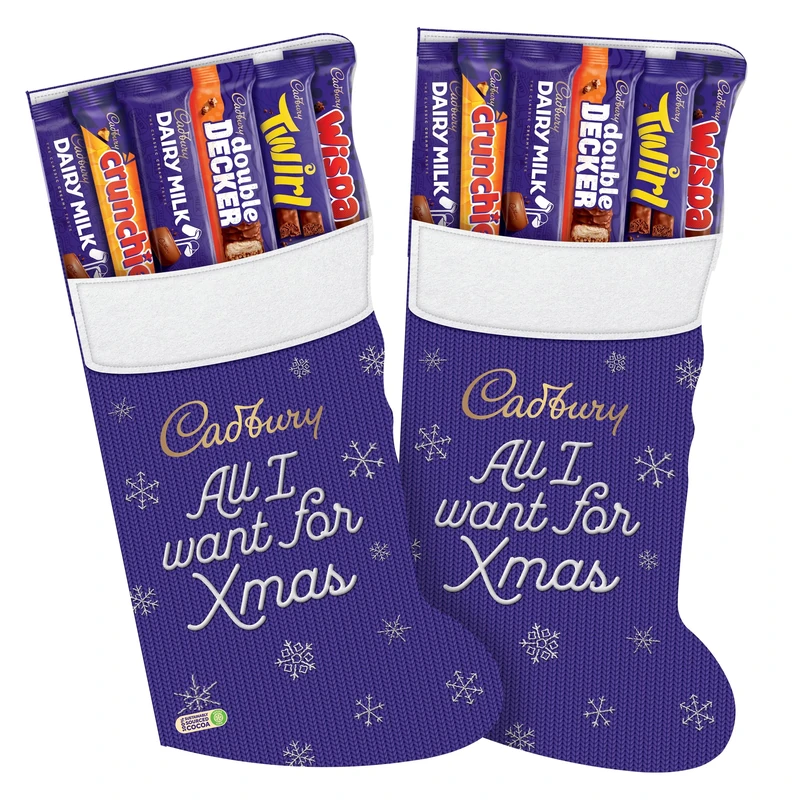 Cadbury Christmas Stocking Selection Box (Pack of 2)