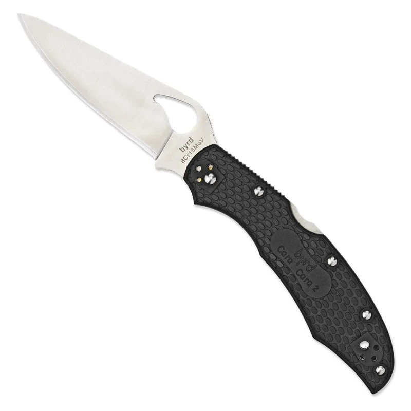 Spyderco Byrd By03Pbk2 Tascabile Knife, Unisex - Adult, Black, One Size