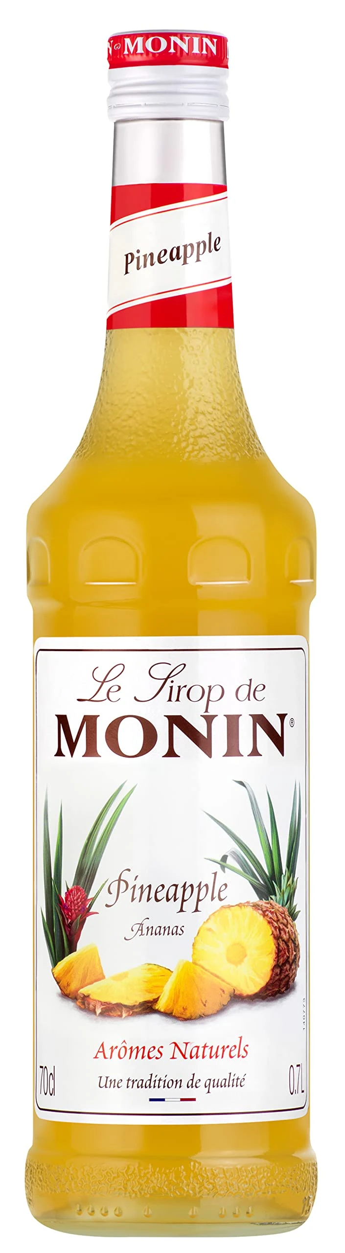 MONIN Premium Pineapple Syrup 700ml for Cocktails and Mocktails. Vegan-Friendly, Allergen-Free, 100% Natural Flavours and Colourings