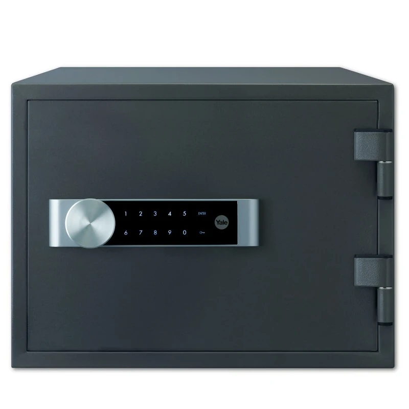 Yale Medium Fire Safe – Maximum Fireproof Protection, 1 Hour Fire Rated for Documents, Touchscreen Keypad, Lockdown Mode, Auto-Lockdown, Extra Locking Points, Secure Floor Fixing – 36L – YFM/352/FG2