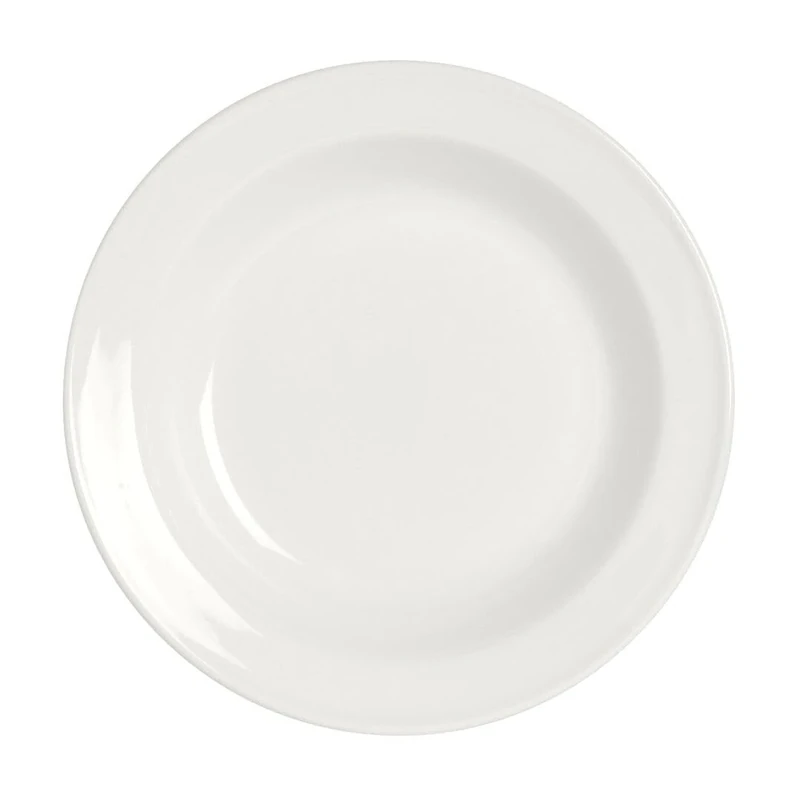 Steelite Simplicity White Rimmed Atlanta Soup Plate 9inch / 23cm, Case of 24