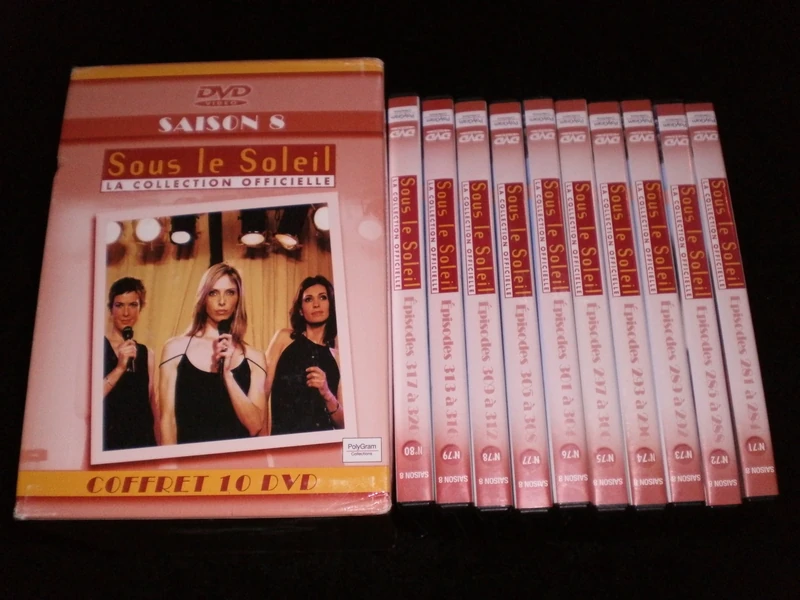 Coffret 10 DVD Sous le Soleil Saison 8 - Integrale Complete