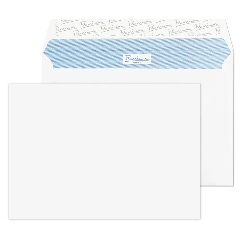 Blake Office C5 162 x 229 mm 120 gsm Peel & Seal Wallet Envelopes (34215) Ultra White Wove - Pack of 500
