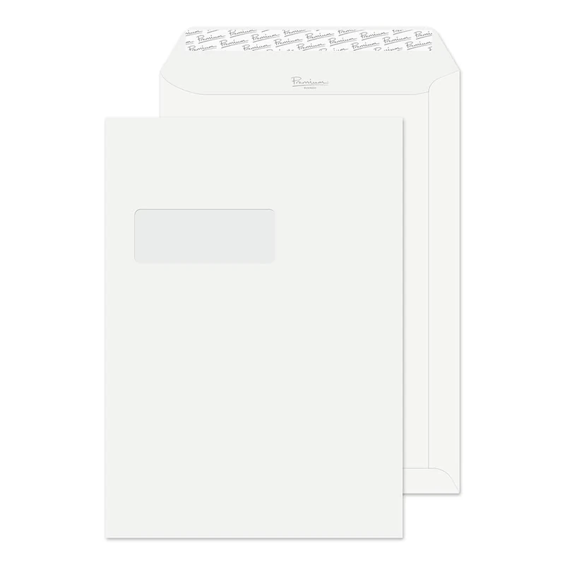 Blake Business C4 324 x 229 mm 120 gsm Pocket Peel & Seal Window Envelopes (35892) High White Wove - Pack of 250