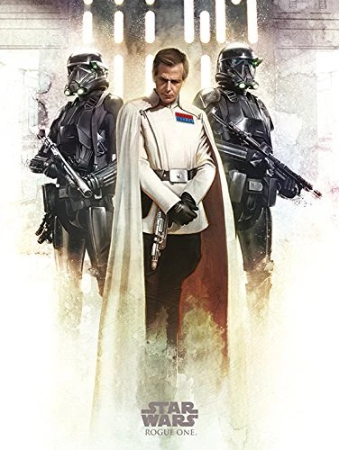 Pyramid International "Krennic and Death Troopers Star Wars Rogue One Canvas Print, Multi-Colour, 60 x 80 cm