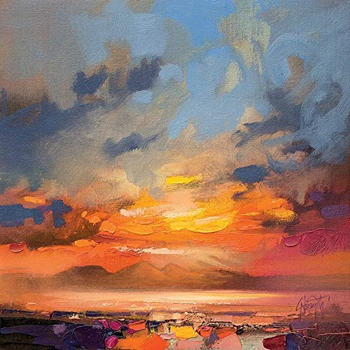 Art Group WDC98214 The Rum Light Study Scott Naismith Canvas Print, Wood, Multi-Colour, 85 x 85 x 1.3 cm