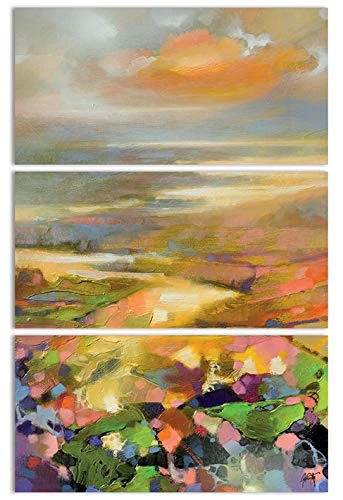 The Art Group "Highland Terrain Scott Naismith Canvas Print, Multi-Colour, 10 x 150 x 1.3 cm