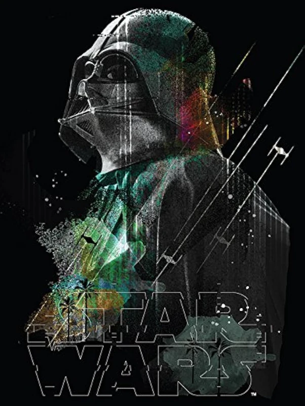 Star Wars "Rogue One Darth Vader Lines Canvas Print, Cotton, Multi-Colour, 1.80 x 60.00 x 80.00 cm