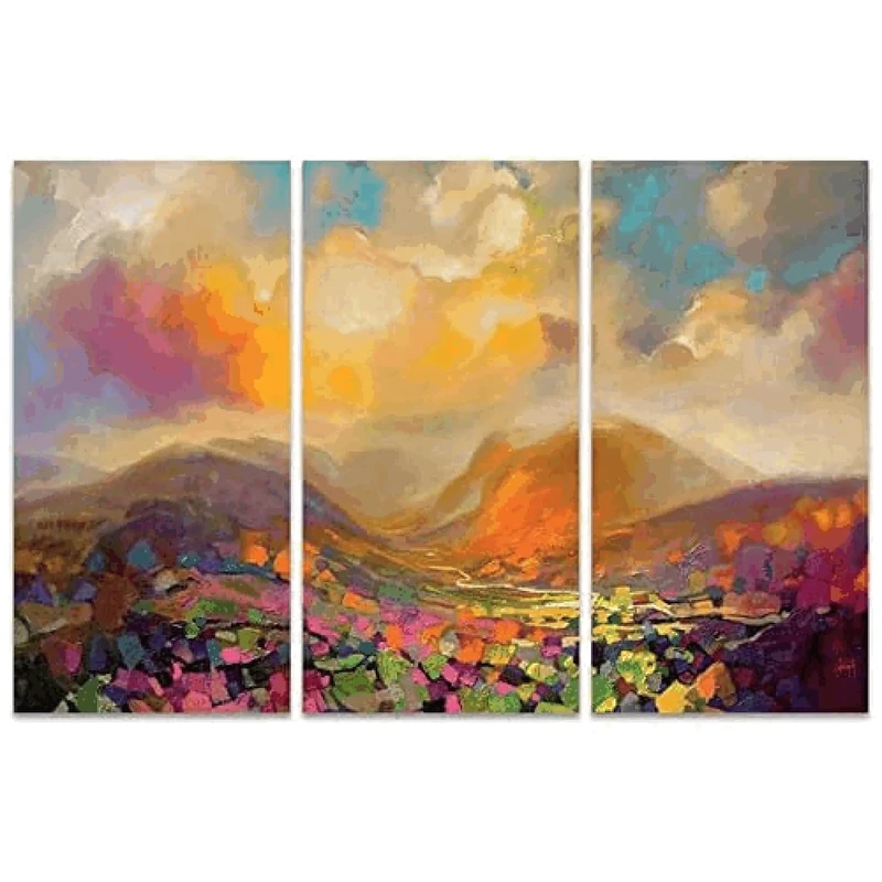 The Art Group "Nevis Range Colour Scott Naismith Canvas Print, Multi-Colour, 10 x 150 x 1.3 cm