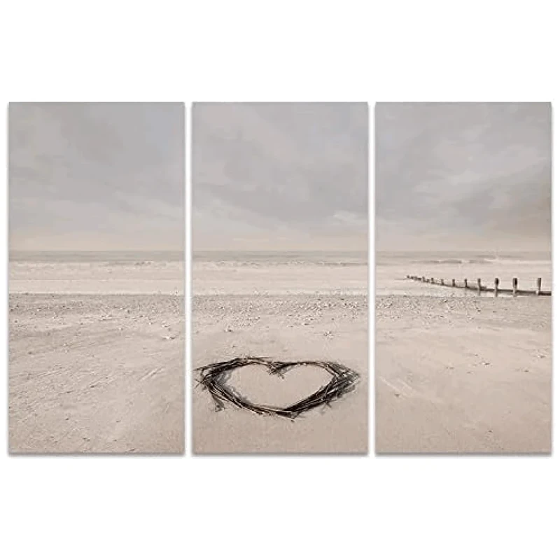 Pyramid International The Art Group Love Goes On Forever Ian Winstanley Canvas Print, Wood, Multi-Colour, 10 x 150 x 1.3 cm