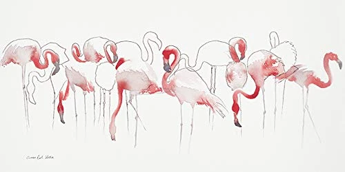 Aimee Del Valle, WDC93318, Aimee Del Valle - Toute en Rose 50 x 100cm Canvas Print, Multi-Color, 50 x 100cm