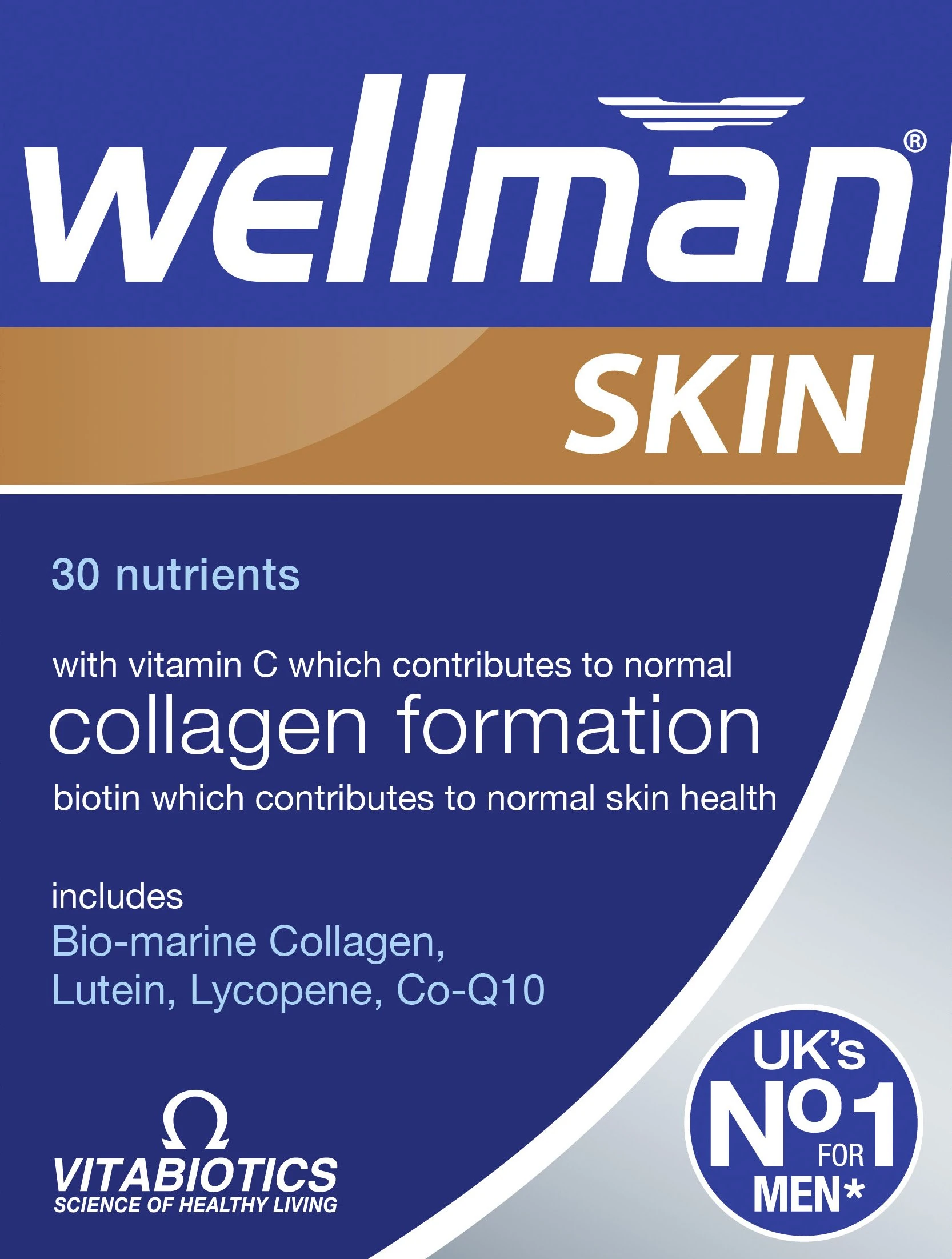 Wellman Vitabiotics Skin Technology - 60 Tablets