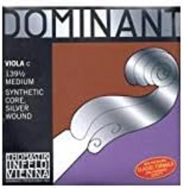 Thomastik single string for viola 1/2 Dominant - C string nylon core silver wound, medium