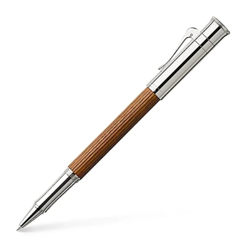 Graf von Faber-Castell Classic Platinum Plated Rollerball Pen - Pernambuco