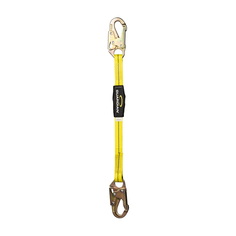Guardian Fall Protection 01255 3-Foot Single Leg Non-Shock Absorbing Lanyard