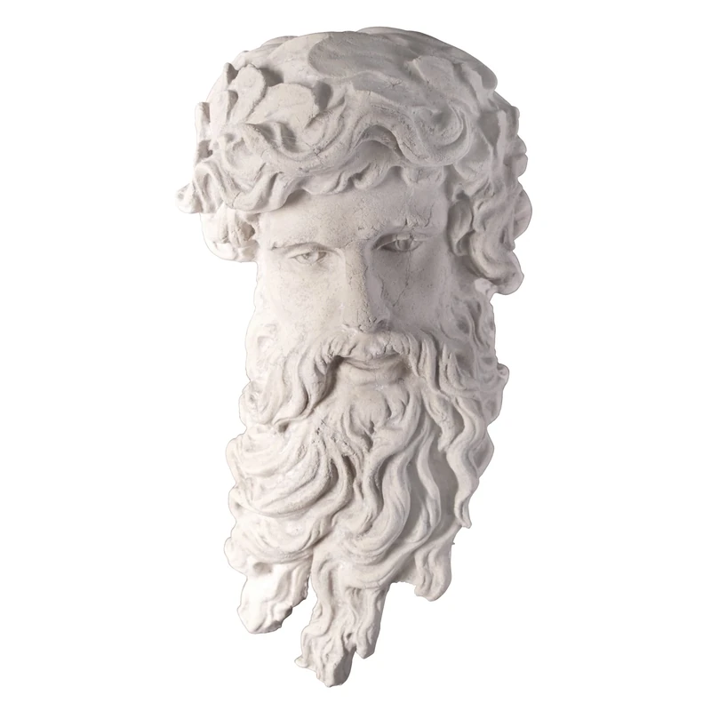 Design Toscano Greek God of the Sea, Poseidon Wall Sculpture