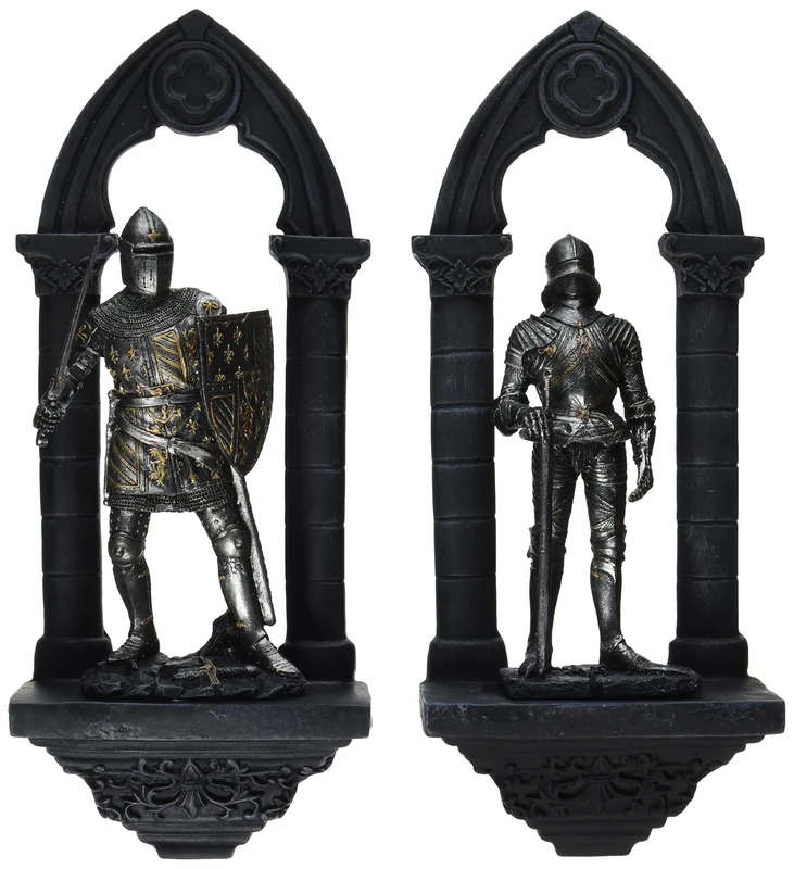 Design Toscano CL955951 Knights of the Realm 3-Dimensional Wall Sculpture - Sir Gavin and Sir Samuel